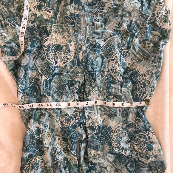 Robert Stark Blue/White Silk Teddie XL NWT - Picture 5 of 7